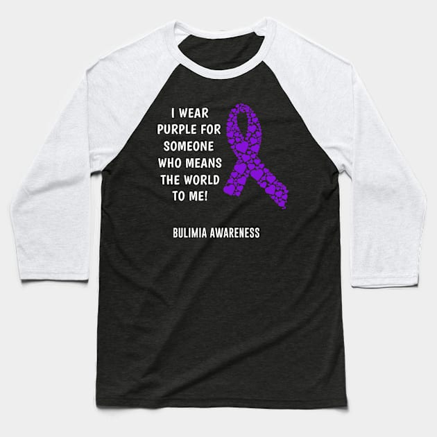 Bulimia Baseball T-Shirt by mikevdv2001